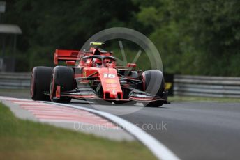 World © Octane Photographic Ltd. Formula 1 – Hungarian GP - Practice 1. Scuderia Ferrari SF90 – Charles Leclerc. Hungaroring, Budapest, Hungary. Friday 2nd August 2019.