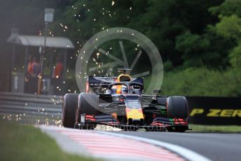 World © Octane Photographic Ltd. Formula 1 – Hungarian GP - Practice 1. Aston Martin Red Bull Racing RB15 – Max Verstappen. Hungaroring, Budapest, Hungary. Friday 2nd August 2019.