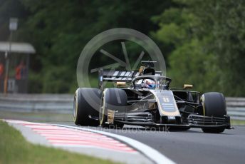 World © Octane Photographic Ltd. Formula 1 – Hungarian GP - Practice 1. Rich Energy Haas F1 Team VF19 – Romain Grosjean. Hungaroring, Budapest, Hungary. Friday 2nd August 2019.