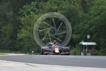 World © Octane Photographic Ltd. Formula 1 – Hungarian GP - Practice 1. Aston Martin Red Bull Racing RB15 – Pierre Gasly. Hungaroring, Budapest, Hungary. Friday 2nd August 2019.