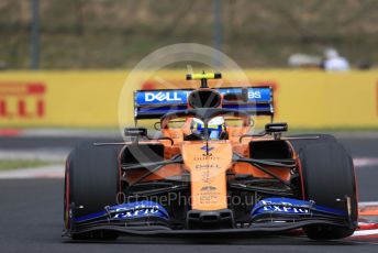 World © Octane Photographic Ltd. Formula 1 – Hungarian GP - Practice 1. McLaren MCL34 – Lando Norris. Hungaroring, Budapest, Hungary. Friday 2nd August 2019.