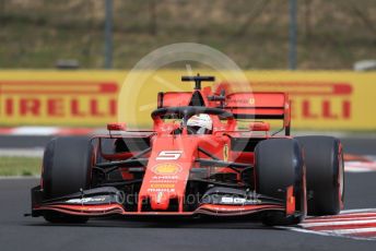 World © Octane Photographic Ltd. Formula 1 – Hungarian GP - Practice 1. Scuderia Ferrari SF90 – Sebastian Vettel. Hungaroring, Budapest, Hungary. Friday 2nd August 2019.