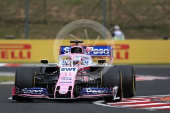 World © Octane Photographic Ltd. Formula 1 – Hungarian GP - Practice 1. SportPesa Racing Point RP19 - Sergio Perez. Hungaroring, Budapest, Hungary. Friday 2nd August 2019.