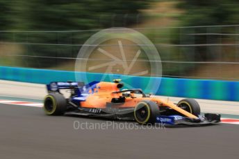 World © Octane Photographic Ltd. Formula 1 – Hungarian GP - Practice 2. McLaren MCL34 – Lando Norris. Hungaroring, Budapest, Hungary. Friday 2nd August 2019.