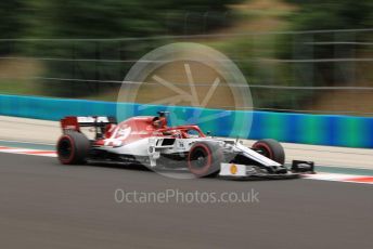 World © Octane Photographic Ltd. Formula 1 – Hungarian GP - Practice 2. Alfa Romeo Racing C38 – Kimi Raikkonen. Hungaroring, Budapest, Hungary. Friday 2nd August 2019.