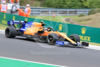 World © Octane Photographic Ltd. Formula 1 – Hungarian GP - Practice 2. McLaren MCL34 – Carlos Sainz. Hungaroring, Budapest, Hungary. Friday 2nd August 2019.