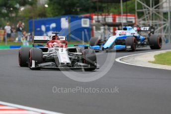 World © Octane Photographic Ltd. Formula 1 – Hungarian GP - Practice 2. Alfa Romeo Racing C38 – Kimi Raikkonen. Hungaroring, Budapest, Hungary. Friday 2nd August 2019.