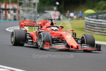 World © Octane Photographic Ltd. Formula 1 – Hungarian GP - Practice 2. Scuderia Ferrari SF90 – Sebastian Vettel. Hungaroring, Budapest, Hungary. Friday 2nd August 2019.