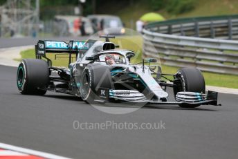 World © Octane Photographic Ltd. Formula 1 – Hungarian GP - Practice 2. Mercedes AMG Petronas Motorsport AMG F1 W10 EQ Power+ - Lewis Hamilton. Hungaroring, Budapest, Hungary. Friday 2nd August 2019.