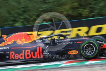 World © Octane Photographic Ltd. Formula 1 – Hungarian GP - Practice 2. Aston Martin Red Bull Racing RB15 – Max Verstappen. Hungaroring, Budapest, Hungary. Friday 2nd August 2019.