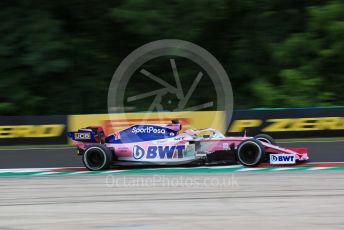 World © Octane Photographic Ltd. Formula 1 – Hungarian GP - Practice 2. SportPesa Racing Point RP19 - Sergio Perez. Hungaroring, Budapest, Hungary. Friday 2nd August 2019.