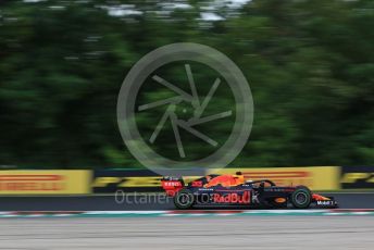 World © Octane Photographic Ltd. Formula 1 – Hungarian GP - Practice 2. Aston Martin Red Bull Racing RB15 – Max Verstappen. Hungaroring, Budapest, Hungary. Friday 2nd August 2019.