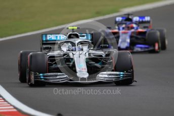 World © Octane Photographic Ltd. Formula 1 – Hungarian GP - Practice 3. Mercedes AMG Petronas Motorsport AMG F1 W10 EQ Power+ - Valtteri Bottas and Scuderia Toro Rosso STR14 – Daniil Kvyat. Hungaroring, Budapest, Hungary. Saturday 3rd August 2019.