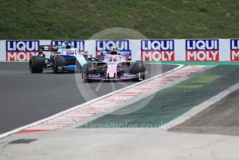 World © Octane Photographic Ltd. Formula 1 – Hungarian GP - Practice 3. SportPesa Racing Point RP19 – Lance Stroll and ROKiT Williams Racing FW 42 – George Russell. Hungaroring, Budapest, Hungary. Saturday 3rd August 2019.