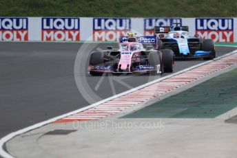 World © Octane Photographic Ltd. Formula 1 – Hungarian GP - Practice 3. SportPesa Racing Point RP19 – Lance Stroll and ROKiT Williams Racing FW 42 – George Russell. Hungaroring, Budapest, Hungary. Saturday 3rd August 2019.