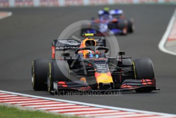 World © Octane Photographic Ltd. Formula 1 – Hungarian GP - Practice 3. Aston Martin Red Bull Racing RB15 – Pierre Gasly and Scuderia Toro Rosso STR14 – Alexander Albon. Hungaroring, Budapest, Hungary. Saturday 3rd August 2019.