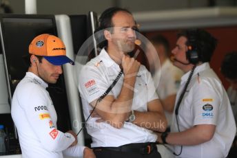 World © Octane Photographic Ltd. Formula 1 – Hungarian GP - Practice 3. McLaren MCL34 – Carlos Sainz. Hungaroring, Budapest, Hungary. Saturday 3rd August 2019.