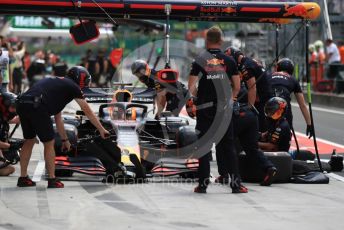 World © Octane Photographic Ltd. Formula 1 – Hungarian GP - Practice 3. Aston Martin Red Bull Racing RB15 – Max Verstappen. Hungaroring, Budapest, Hungary. Saturday 3rd August 2019.