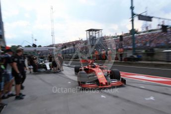 World © Octane Photographic Ltd. Formula 1 – Hungarian GP - Practice 3. Scuderia Ferrari SF90 – Sebastian Vettel and Mercedes AMG Petronas Motorsport AMG F1 W10 EQ Power+ - Lewis Hamilton. Hungaroring, Budapest, Hungary. Saturday 3rd August 2019.