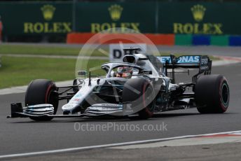 World © Octane Photographic Ltd. Formula 1 – Hungarian GP - Qualifying. Mercedes AMG Petronas Motorsport AMG F1 W10 EQ Power+ - Lewis Hamilton. Hungaroring, Budapest, Hungary. Saturday 3rd August 2019.