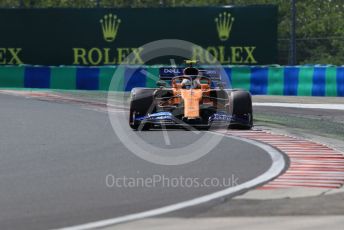 World © Octane Photographic Ltd. Formula 1 – Hungarian GP - Qualifying. McLaren MCL34 – Lando Norris. Hungaroring, Budapest, Hungary. Saturday 3rd August 2019.