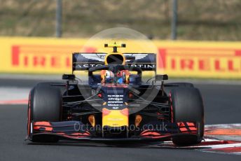 World © Octane Photographic Ltd. Formula 1 – Hungarian GP - Qualifying. Aston Martin Red Bull Racing RB15 – Pierre Gasly. Hungaroring, Budapest, Hungary. Saturday 3rd August 2019.