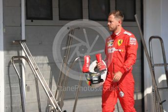 World © Octane Photographic Ltd. Formula 1 – Hungarian GP - Qualifying. Scuderia Ferrari SF90 – Sebastian Vettel. Hungaroring, Budapest, Hungary. Saturday 3rd August 2019.