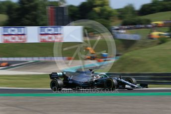 World © Octane Photographic Ltd. Formula 1 – Hungarian GP - Qualifying. Mercedes AMG Petronas Motorsport AMG F1 W10 EQ Power+ - Lewis Hamilton. Hungaroring, Budapest, Hungary. Saturday 3rd August 2019.