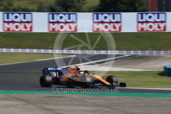 World © Octane Photographic Ltd. Formula 1 – Hungarian GP - Qualifying. McLaren MCL34 – Lando Norris. Hungaroring, Budapest, Hungary. Saturday 3rd August 2019.
