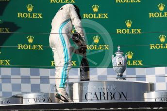 World © Octane Photographic Ltd. Formula 1 – Hungarian GP - Podium. Mercedes AMG Petronas Motorsport AMG F1 W10 EQ Power+ - Lewis Hamilton. Hungaroring, Budapest, Hungary. Sunday 4th August 2019.