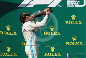 World © Octane Photographic Ltd. Formula 1 – Hungarian GP - Podium. Mercedes AMG Petronas Motorsport AMG F1 W10 EQ Power+ - Lewis Hamilton. Hungaroring, Budapest, Hungary. Sunday 4th August 2019.