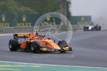 World © Octane Photographic Ltd. FIA Formula 2 (F2) – Hungarian GP - Qualifying. Campos Racing - Jack Aitken and Sauber Junior Team - Callum Ilott. Hungaroring, Budapest, Hungary. Friday 2nd August 2019.