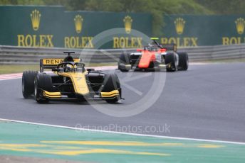 World © Octane Photographic Ltd. FIA Formula 2 (F2) – Hungarian GP - Qualifying. Virtuosi Racing - Guanyu Zhou and MP Motorsport - Mahaveer Raghunathan. Hungaroring, Budapest, Hungary. Friday 2nd August 2019.