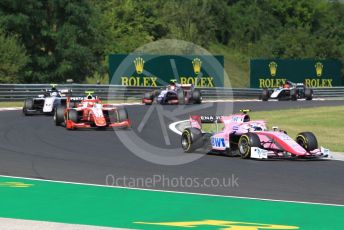 World © Octane Photographic Ltd. FIA Formula 2 (F2) – Hungarian GP - Race 1. BWT Arden - Anthoine Hubert and Prema Racing - Sean Gelael. Hungaroring, Budapest, Hungary. Saturday 3rd August 2019.