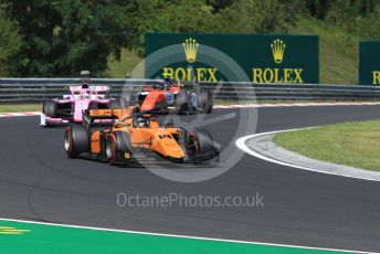 World © Octane Photographic Ltd. FIA Formula 2 (F2) – Hungarian GP - Race 1. Campos Racing – Arjin Maini and BWT Arden - Tatiana Calderon. Hungaroring, Budapest, Hungary. Saturday 3rd August 2019.
