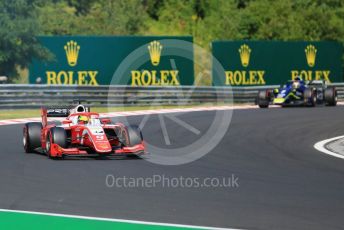 World © Octane Photographic Ltd. FIA Formula 2 (F2) – Hungarian GP - Race 1. Prema Racing – Mick Schumacher and Carlin - Louis Deletraz. Hungaroring, Budapest, Hungary. Saturday 3rd August 2019.