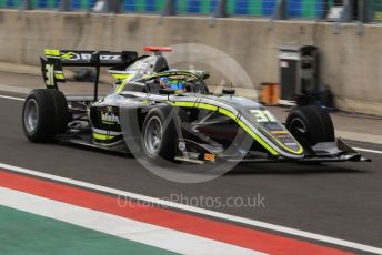 World © Octane Photographic Ltd. FIA Formula 3 (F3) – Hungarian GP – Practice. Carlin Buzz Racing - Logan Sargeant. Hungaroring, Budapest, Hungary. Friday 2nd August 2019.