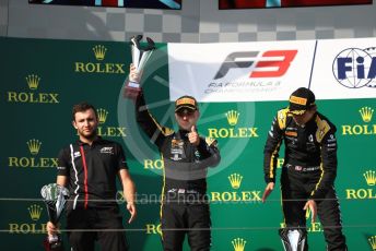 World © Octane Photographic Ltd. FIA Formula 3 (F3) – Hungarian GP – Race 1. ART Grand Prix - Christian Lundgaard and Max Fewtrell. Hungaroring, Budapest, Hungary. Saturday 3rd August 2019.