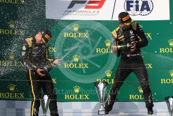 World © Octane Photographic Ltd. FIA Formula 3 (F3) – Hungarian GP – Race 1. ART Grand Prix - Christian Lundgaard and Max Fewtrell. Hungaroring, Budapest, Hungary. Saturday 3rd August 2019.