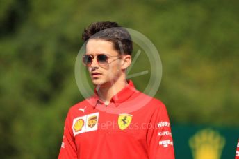 World © Octane Photographic Ltd. Formula 1 – Hungarian GP - Trackwalk. Scuderia Ferrari SF90 – Charles Leclerc. Hungaroring, Budapest, Hungary. Thursday 1st August 2019.