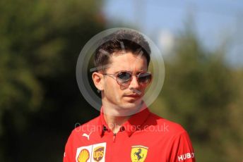 World © Octane Photographic Ltd. Formula 1 – Hungarian GP - Trackwalk. Scuderia Ferrari SF90 – Charles Leclerc. Hungaroring, Budapest, Hungary. Thursday 1st August 2019.