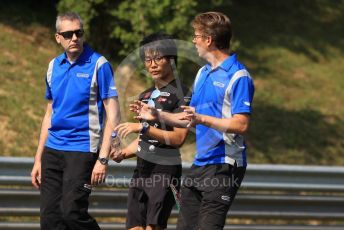 World © Octane Photographic Ltd. FIA Formula 2 (F2) – Hungarian GP - Trackwalk. Carlin - Nobuharu Matsushita. Hungaroring, Budapest, Hungary. Thursday 1st August 2019.