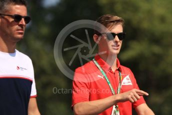 World © Octane Photographic Ltd. FIA Formula 2 (F2) – Hungarian GP - Trackwalk. Sauber Junior Team - Callum Ilott. Hungaroring, Budapest, Hungary. Thursday 1st August 2019.