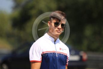 World © Octane Photographic Ltd. FIA Formula 3 (F3) – Hungarian GP – Trackwalk. Sauber Junior Team by Charouz - Lirim Zendeli. Hungaroring, Budapest, Hungary. Thursday 1st August 2019.