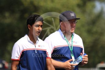 World © Octane Photographic Ltd. FIA Formula 3 (F3) – Hungarian GP – Trackwalk. Sauber Junior Team by Charouz - Raoul Hyman. Hungaroring, Budapest, Hungary. Thursday 1st August 2019.