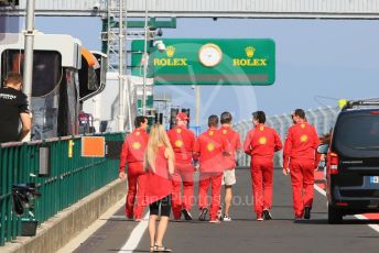 World © Octane Photographic Ltd. Formula 1 – Hungarian GP - Trackwalk. Scuderia Ferrari SF90 – Charles Leclerc. Hungaroring, Budapest, Hungary. Thursday 1st August 2019.