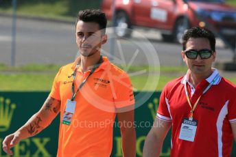 World © Octane Photographic Ltd. FIA Formula 3 (F3) – Hungarian GP – Trackwalk. Campos Racing - Alessio Deledda. Hungaroring, Budapest, Hungary. Thursday 1st August 2019.