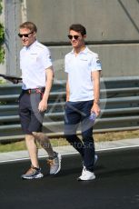 World © Octane Photographic Ltd. Formula 1 – Hungarian GP - Trackwalk. McLaren MCL34 – Lando Norris. Hungaroring, Budapest, Hungary. Thursday 1st August 2019.