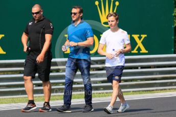 World © Octane Photographic Ltd. FIA Formula 3 (F3) – Hungarian GP – Trackwalk. MP Motorsport - Liam Lawson. Hungaroring, Budapest, Hungary. Thursday 1st August 2019.