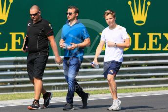 World © Octane Photographic Ltd. FIA Formula 3 (F3) – Hungarian GP – Trackwalk. MP Motorsport - Liam Lawson. Hungaroring, Budapest, Hungary. Thursday 1st August 2019.